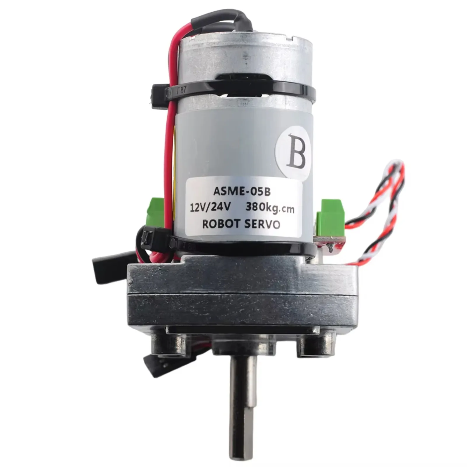 

ASME-05B 380kg.cm High Torque Servo Motor Super Alloy Gear for Robot Arm/PTZ Camera/Valve Control