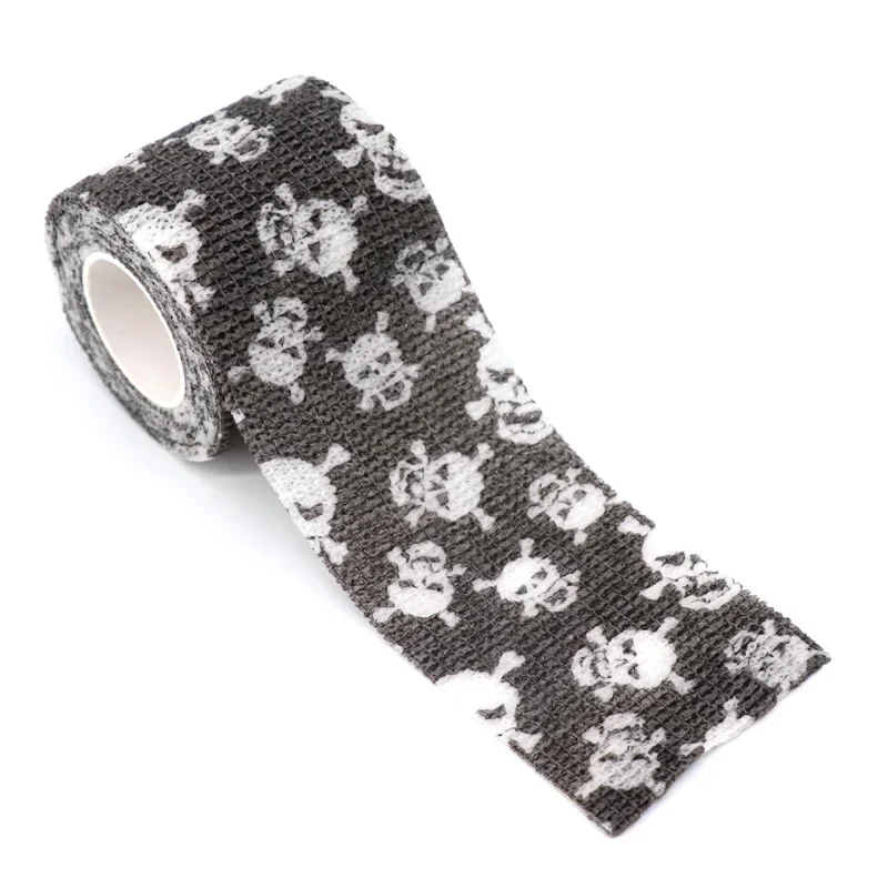 أغطية شريطية رياضية للرياضة، ضمادة ملونة للوشم، مفصل الأصابع، حيوانات أليفة للركبة، أغطية ذاتية اللصق مطبوعة