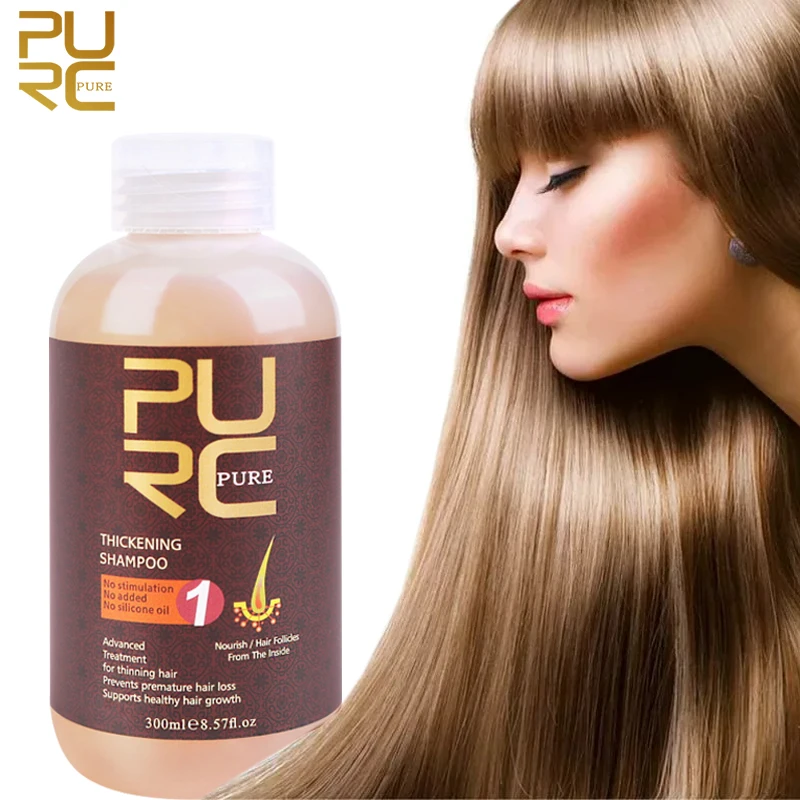 PURC 300ml Hair Shampoo for Hair Growth and Hair Loss Treatment Prevents Premature Thinning Hair for Men and Women Hair Care