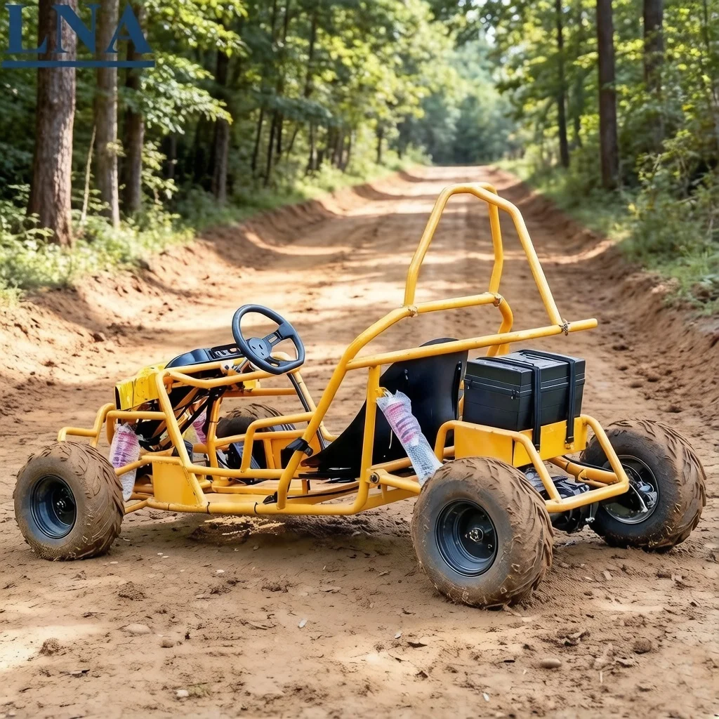 

Four Wheeler Electric Go Kart Racing 800w Beginner-friendly Rental-ready 7" Wheel Size 48v-20a Outdoor RACING Sports,