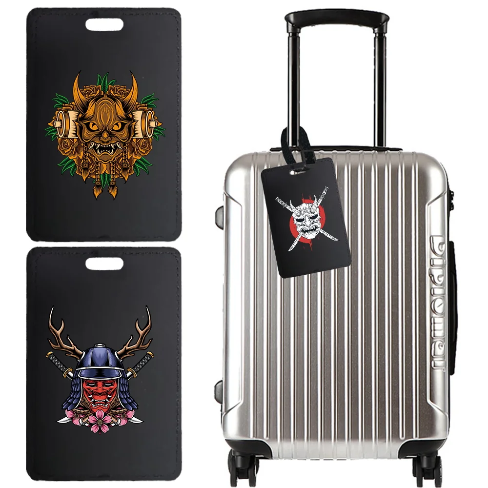 

Pu Luggage Handbag Tag Essential Passport Cover for Journeys Personalised leather luggage tag Travel Accessories monster Pattern