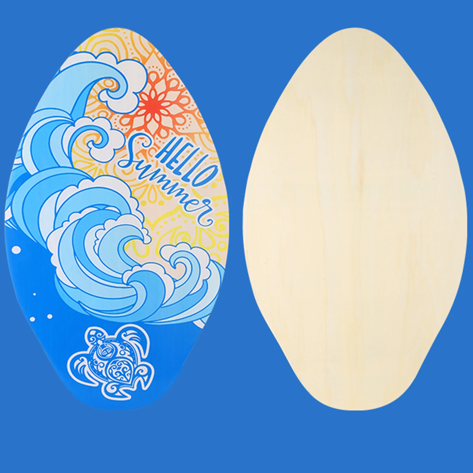 30inch Skimboard Shallow Water Durable Universal Beginners Skim Board Surf Board Children'S Surfboard Water Ski Board Sand Board