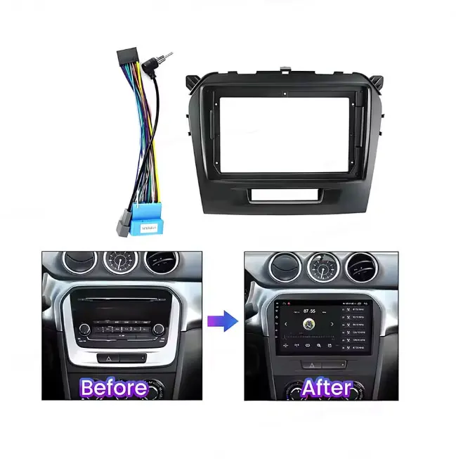 Android 16 Car Radio Carplay Auto For Suzuki Vitara 2015 2016 2017 2018 2019 Multimedia Video Player Navigation Gps Stereo Audio