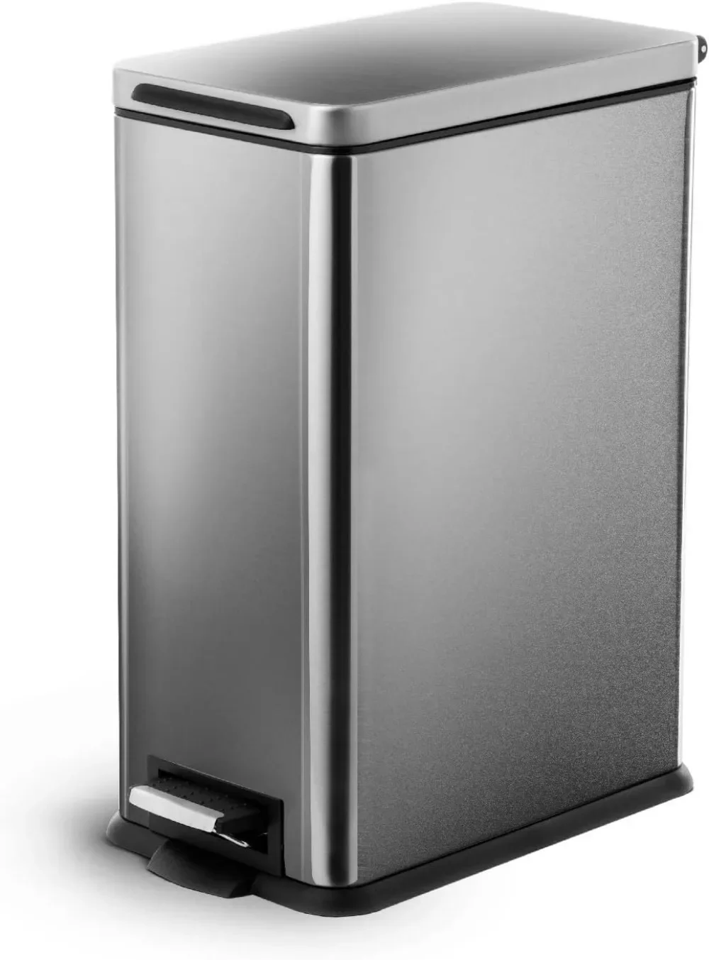 

4.4 Gallon Slim Kitchen Trash Can Stainless Steel Foot Thin Body Suitable for Bathroom Kitchen Living Room Bedroom