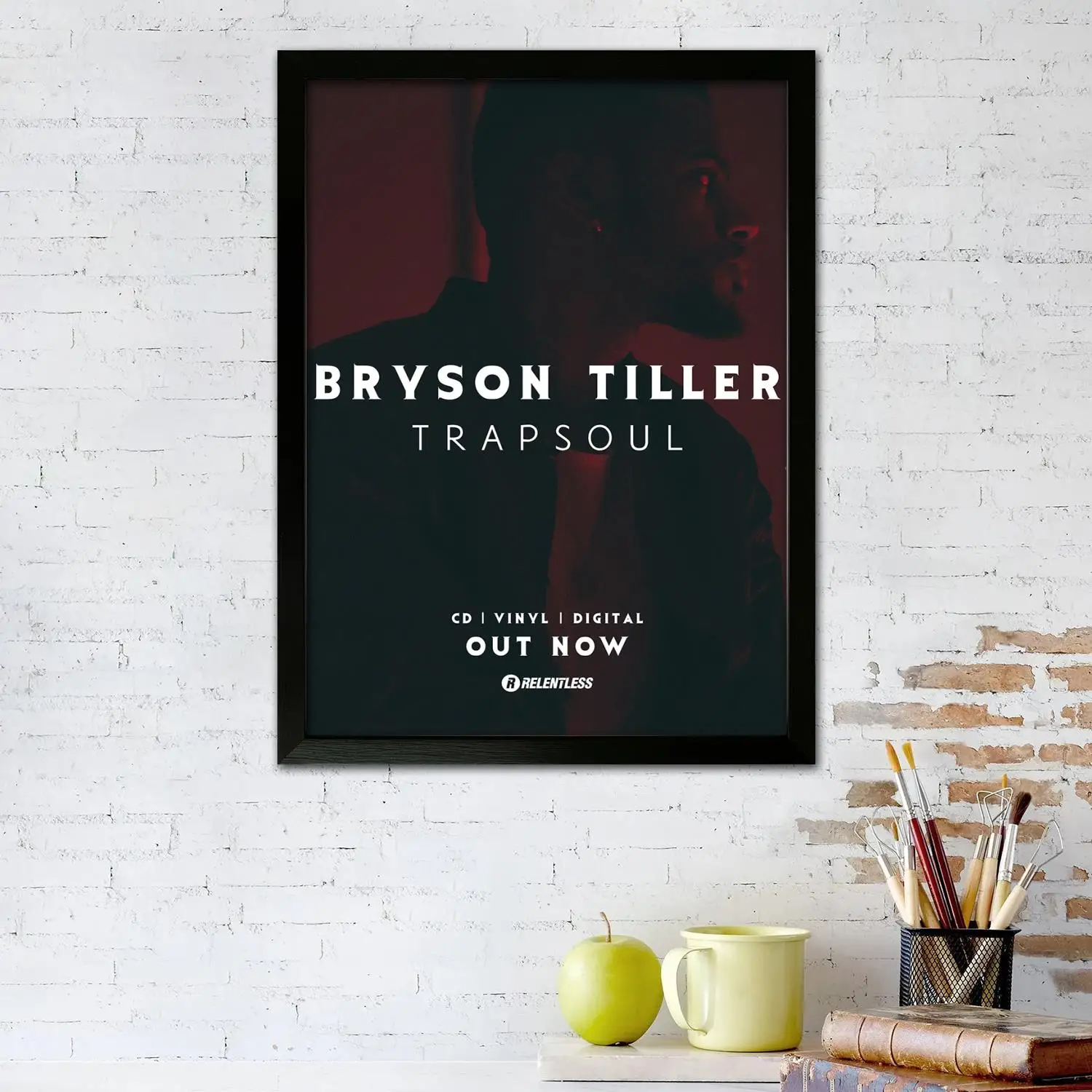 bryson tiller Canvas Art Poster and Wall Art, Picture Print, Modern Family, Bedroom Decor, Posters,Decorative painting