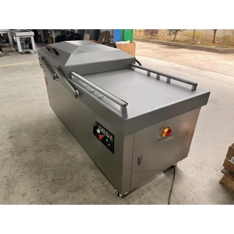 VBJX Commercial High Quality Automatic Continues Compact Chamber Vacuum Sealer Packaging Machine for Wet Dry Food