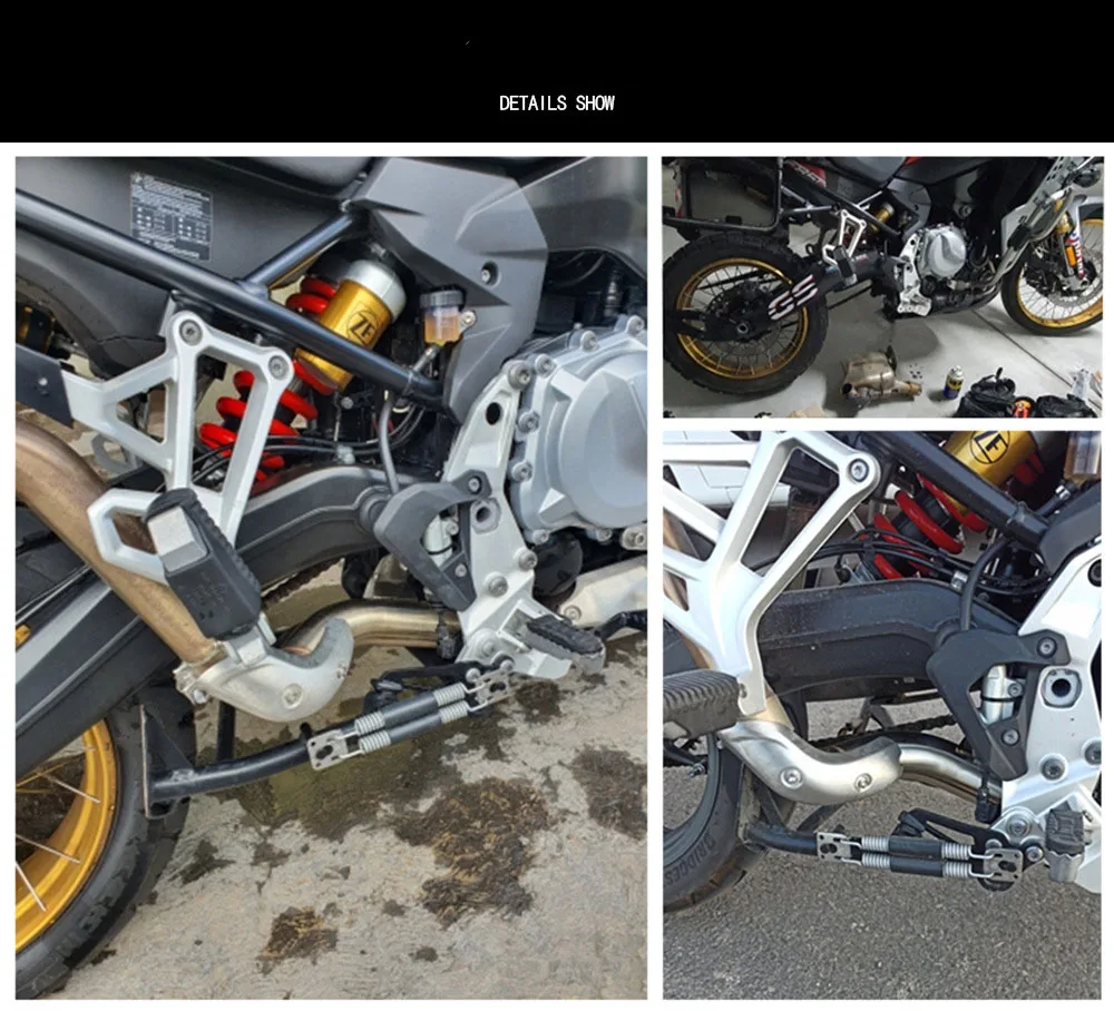 For BMW F750GS F850GS 2018-2023 F 750 850 F750 F850 GS ADV Motorcycle Exhaust System Muffler Mid Tail Link Pipe 51MM Slip-On - Image 2