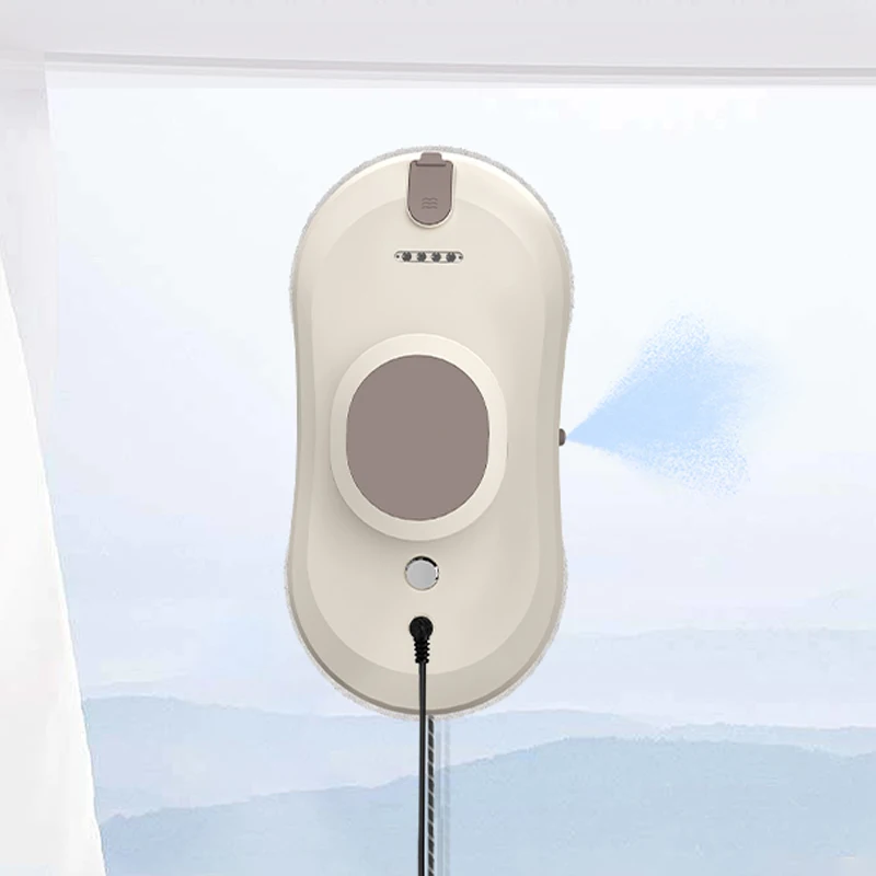 Household electric window cleaner water spray glass cleaning robot