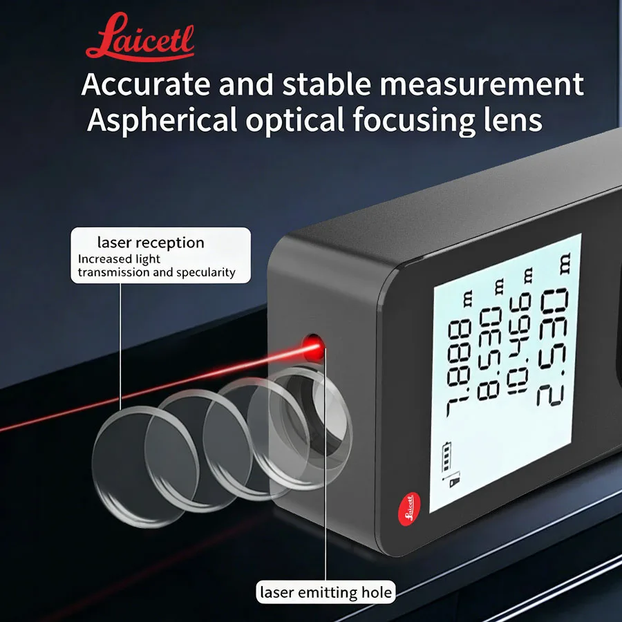 Laser Rangefinder Distance Meter Rangefinder Laser Tape Range Finder Building Measure Tool