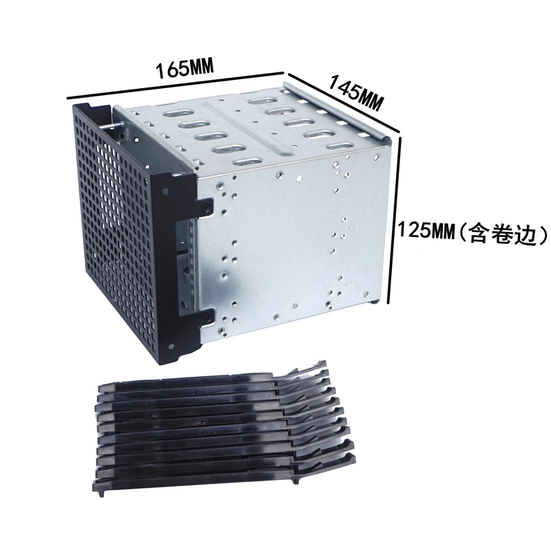 3.5-inch Hard Disk Cage 5.25-inch CD-ROM Drive 3-bit Conversion Hard Disk Expansion Rack 5-bit External Hard Disk Cage