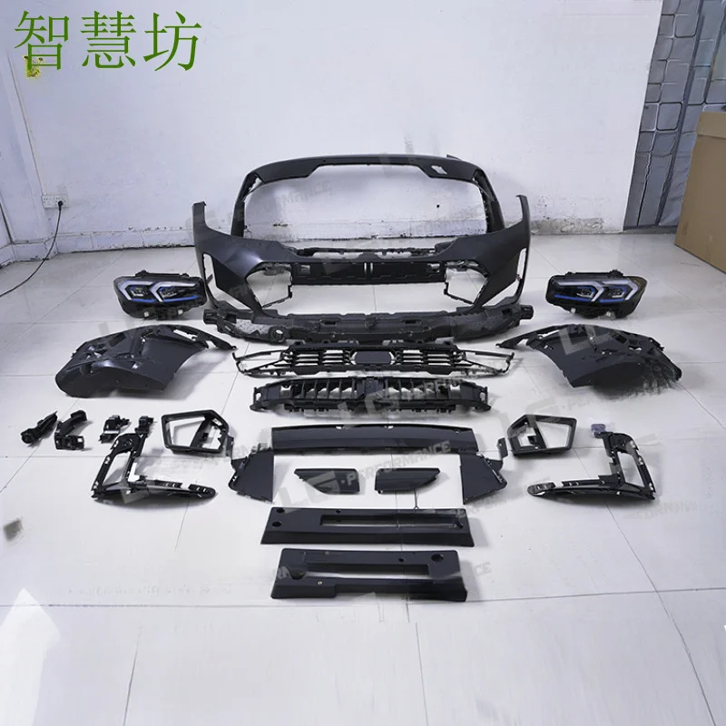 

Подходит для BMW 3 серии G20 старой модели, обновленной до новой версии G20 LCI MT, комплект спортивного обвеса, бампер, элементы кузова.