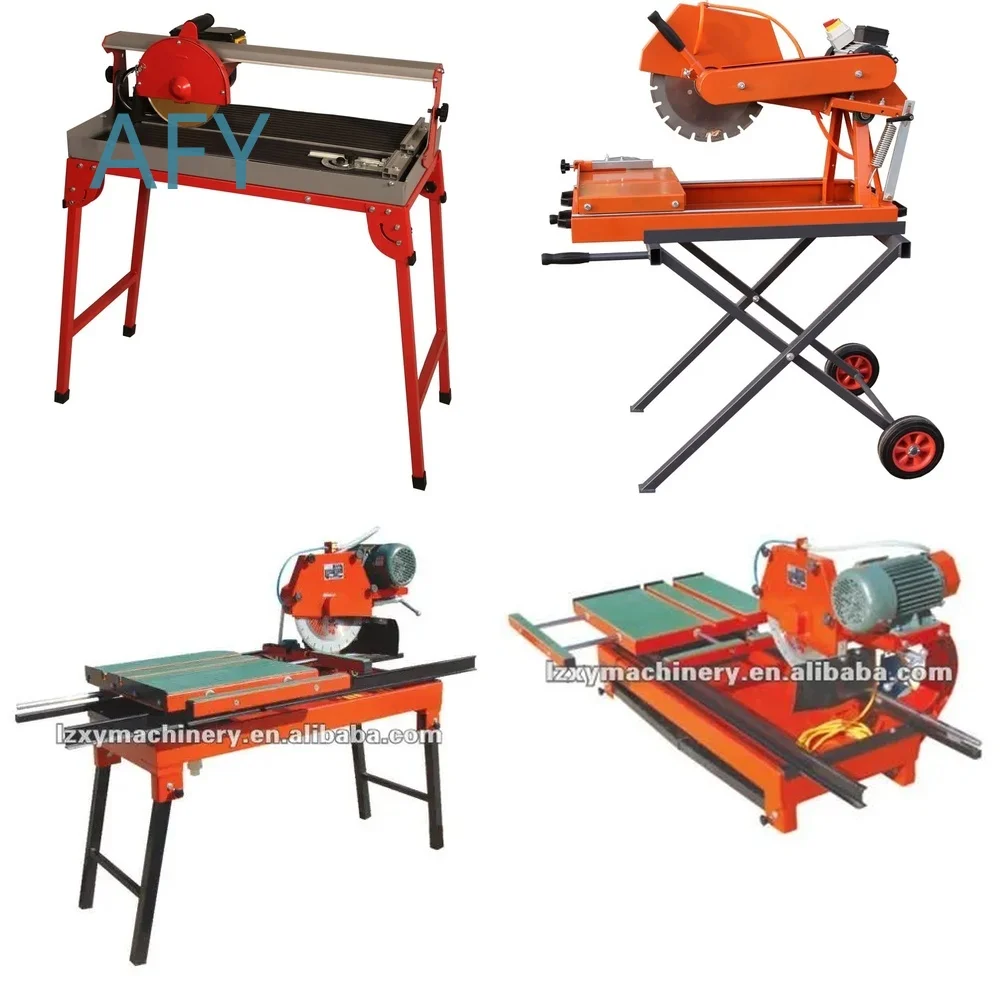 Petrol Marble Stone Cutting Machine with Brick Saw for Large Granite Tile Concrete Asphalt for Professional Contractors and