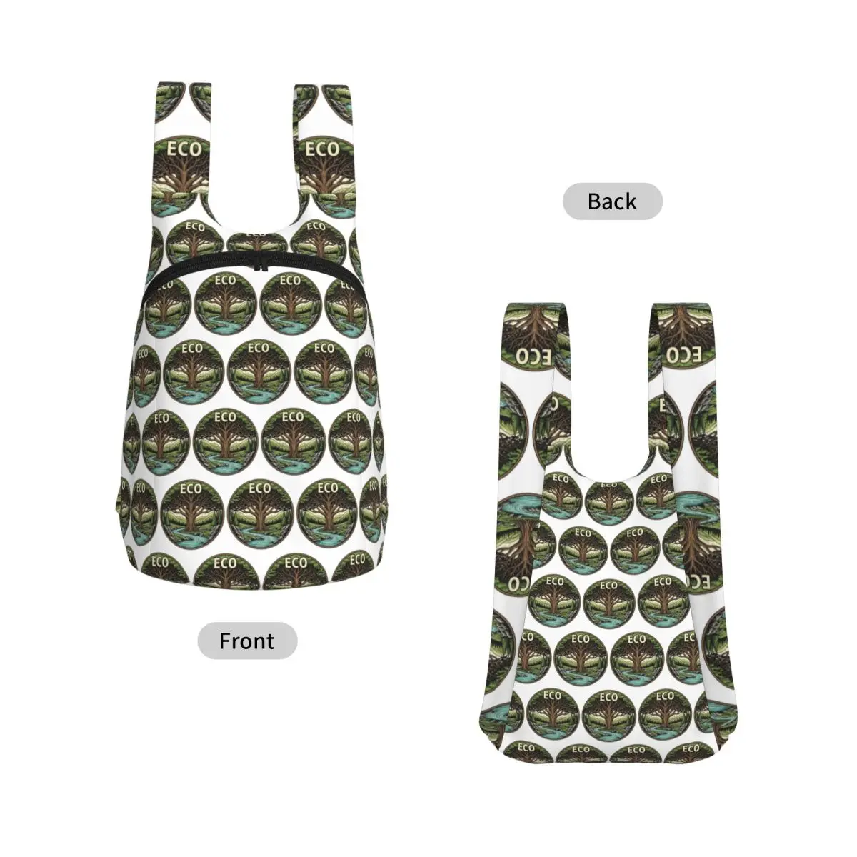 National Park Tree Eco Graphic Backpack Student Storage BookBag Kids School Bag Laptop Shoulder Bags for Men Women