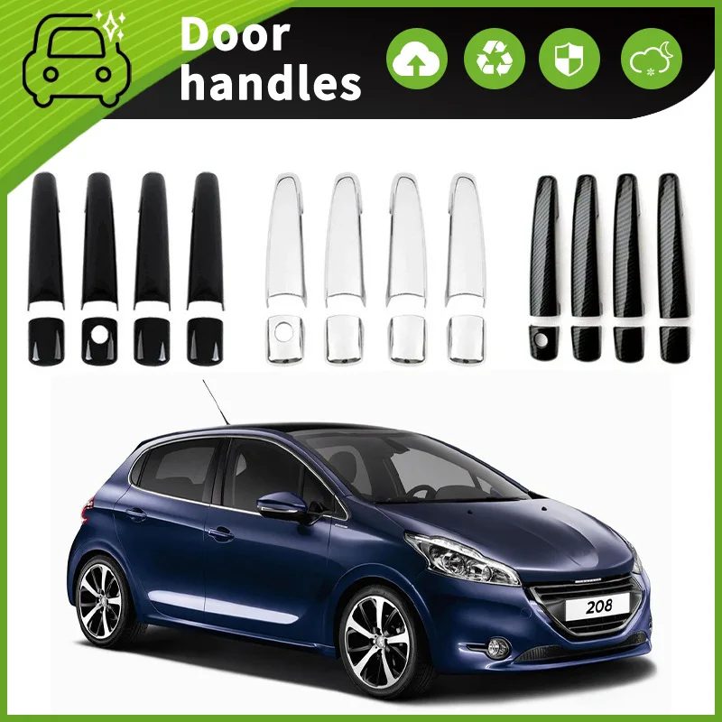 Applicable to Peugeot 208, 308, 408, 3008, 207, 407, grab handles, bowl handles, modified decorative products