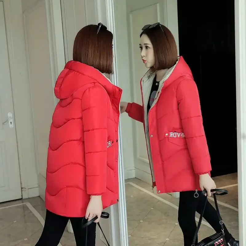 Orwindny Wadded Clothing Female New Women\'s Winter Jacket Cotton Jacket Slim Parkas Ladies Coats M-3XL