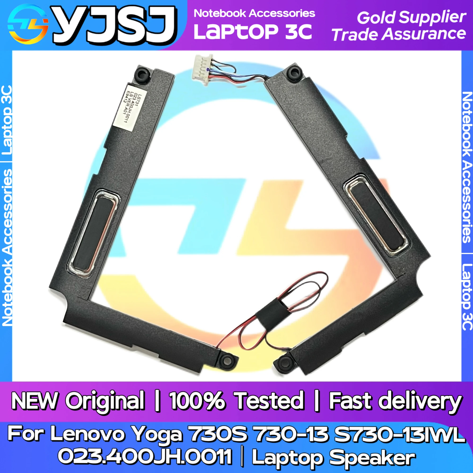 

Новый оригинальный аудиодинамик для ноутбука Lenovo Yoga 730S 730-13 S730-13IWL 023.400JH.0011, встроенный динамик, аудиосистема