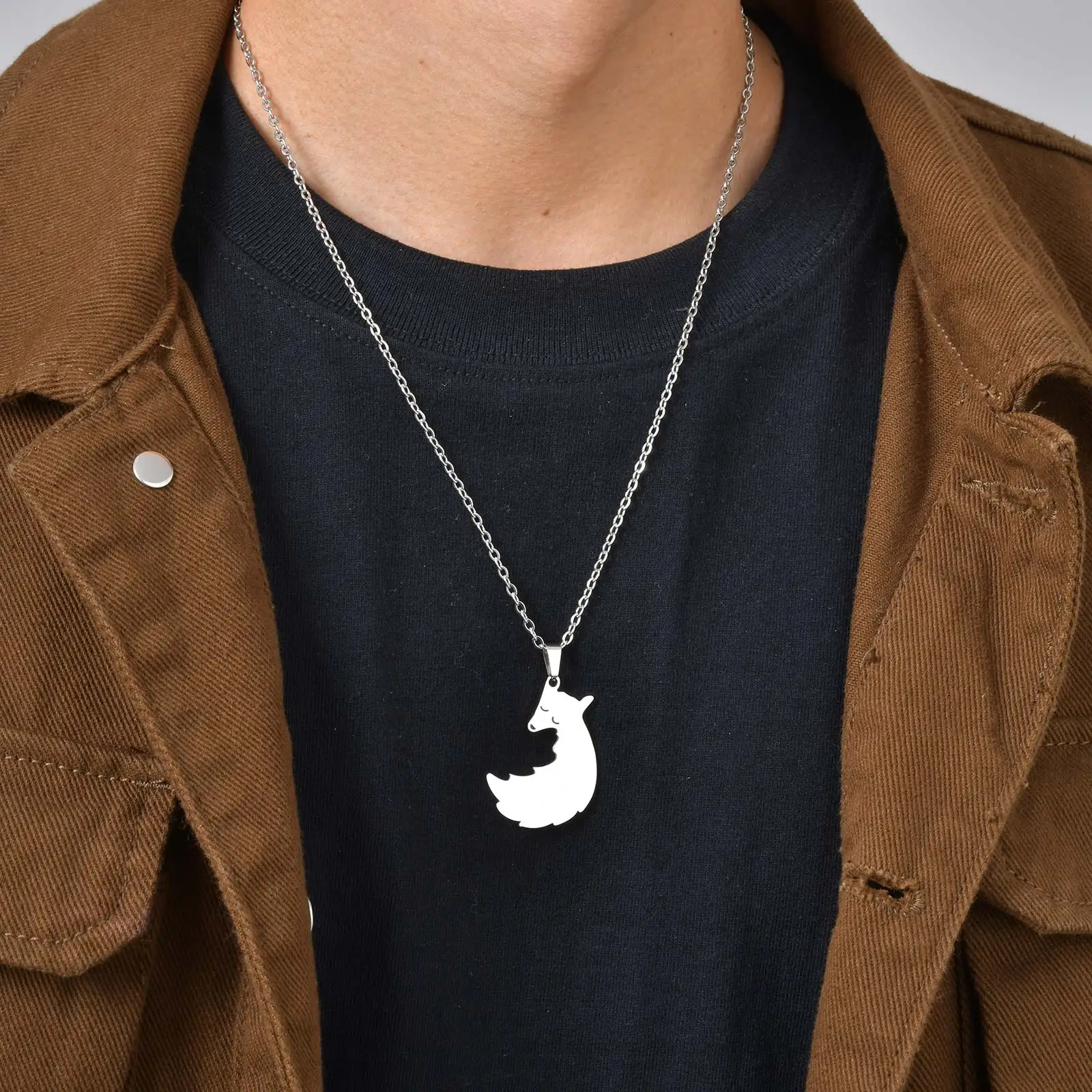 1/2 قطعة القلائد زوجين قابلة للتخصيص قلادة بسيطة الجودة الربط قلادة هدية عيد الحب مع نقش شخصي