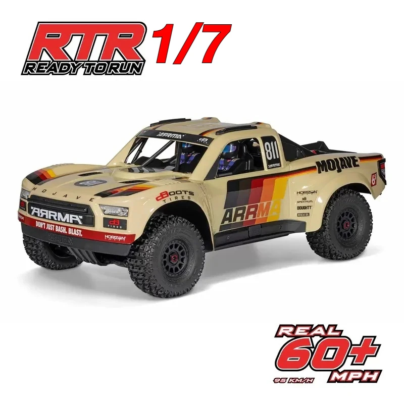 New  Arrma Mojave V3 1/7 6s 4wd Rtr Remote Control Electric Desert Short Course Off Road Truck 2.4g Three-Way Remote Controller