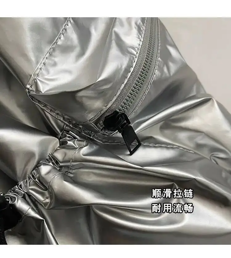 Bloom Sier Backpack Women Haruku Drawstring Pu Leather Large Capacity Backpacks Schoolbag Student Retro Y2k Mochila