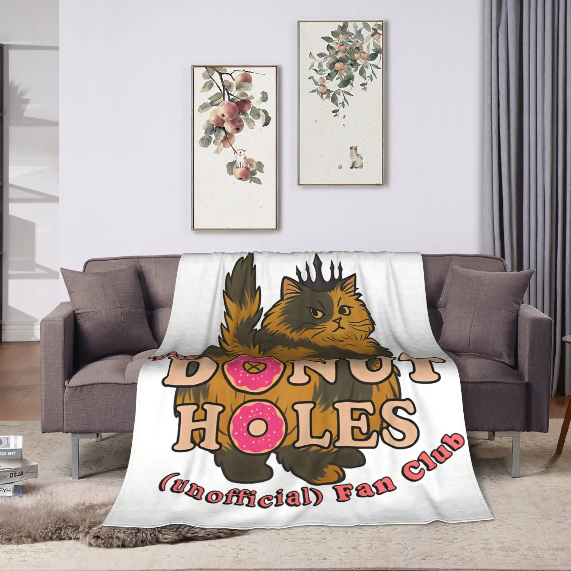 Dungeon Crawler Carl Princess Donut Princess Posse Poster Throw Blanket Super Soft Fashion Blankets Flannel Bedspread Bed Cover