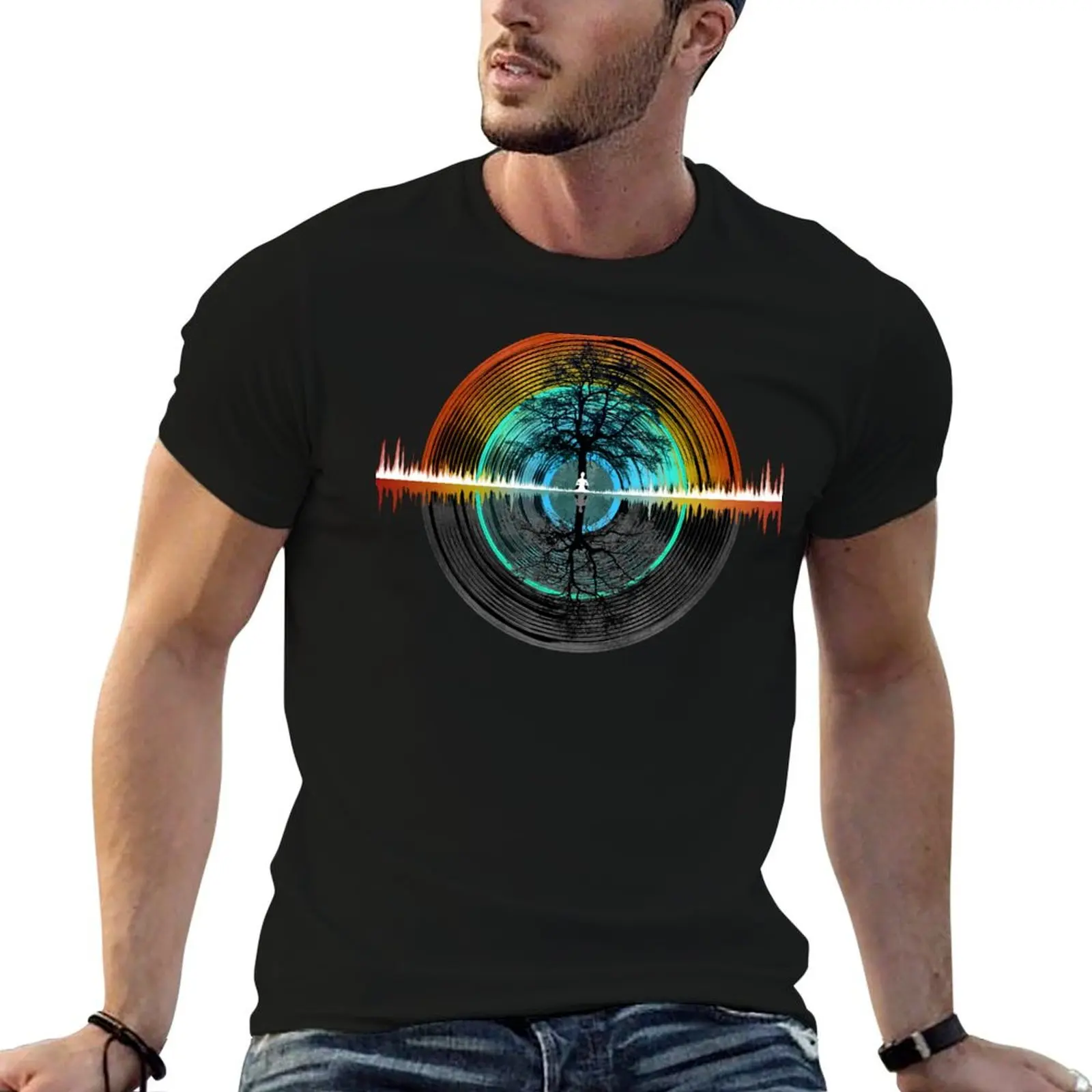 

Returning To Silence - Colorful T-Shirt vintage t shirts korean fashion tops mens shirts graphic tee