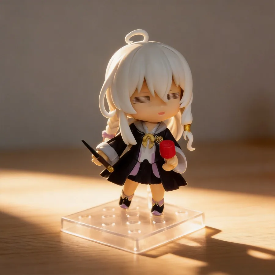 

Аниме-фигурка Majo no Tabitabi Элейна, Q-версия, 10 см, со сменными лицами, коллекционная модель, украшение