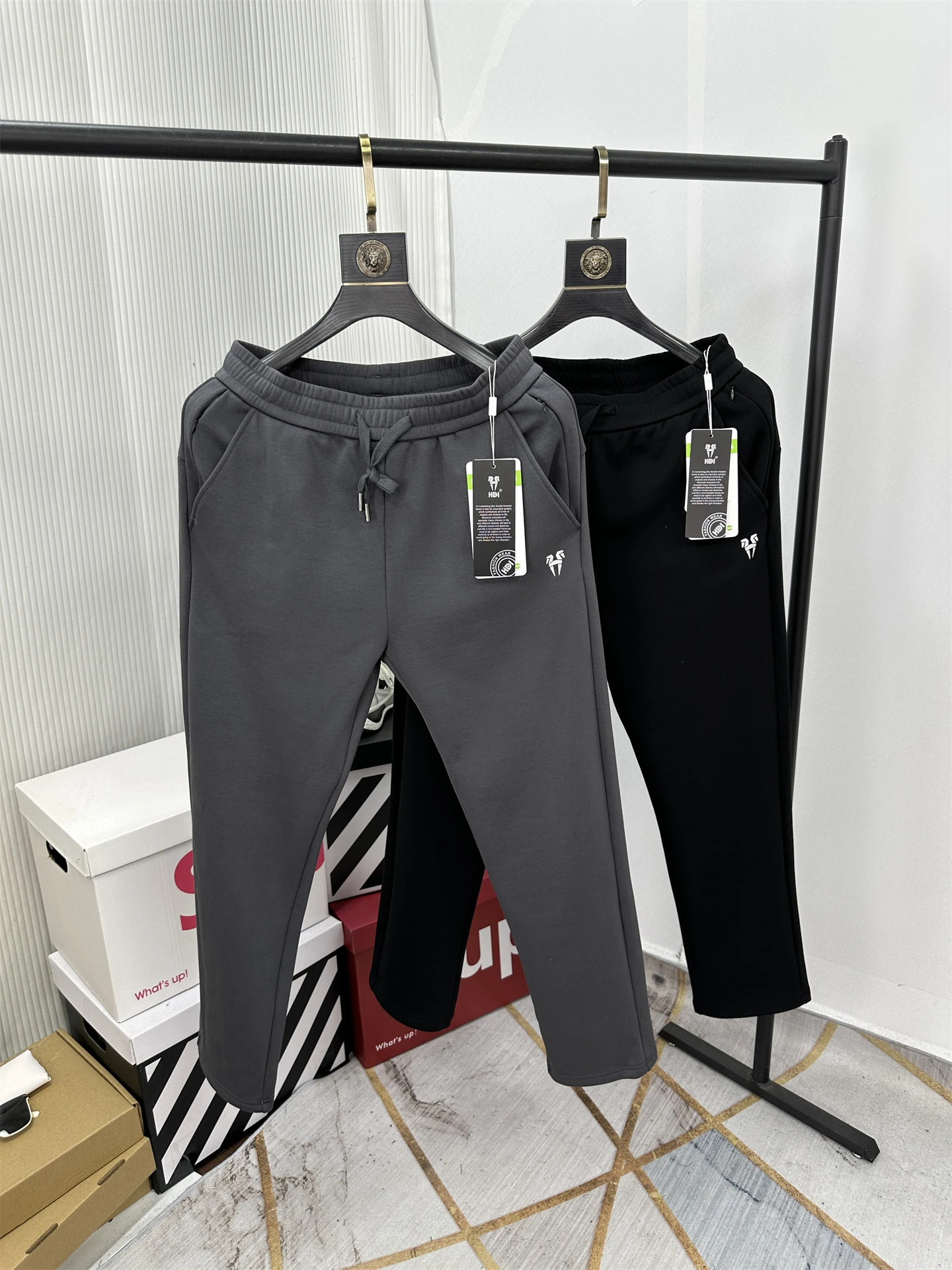 

Модные удобные мужские брюки на флисовой подкладке с завязками на талии, теплые повседневные брюки, осенне-зимние утепленные брюки из хлопка и полиэстера