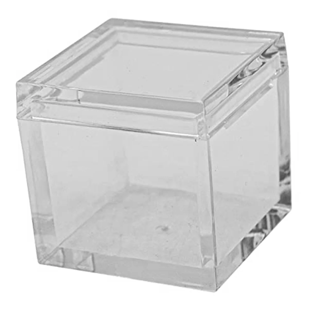 10Pcs Acrylic Box Trays for 0.39Inch 10mm Elements Cubes Clear Case Periodic Table Bracket for Elements Collections