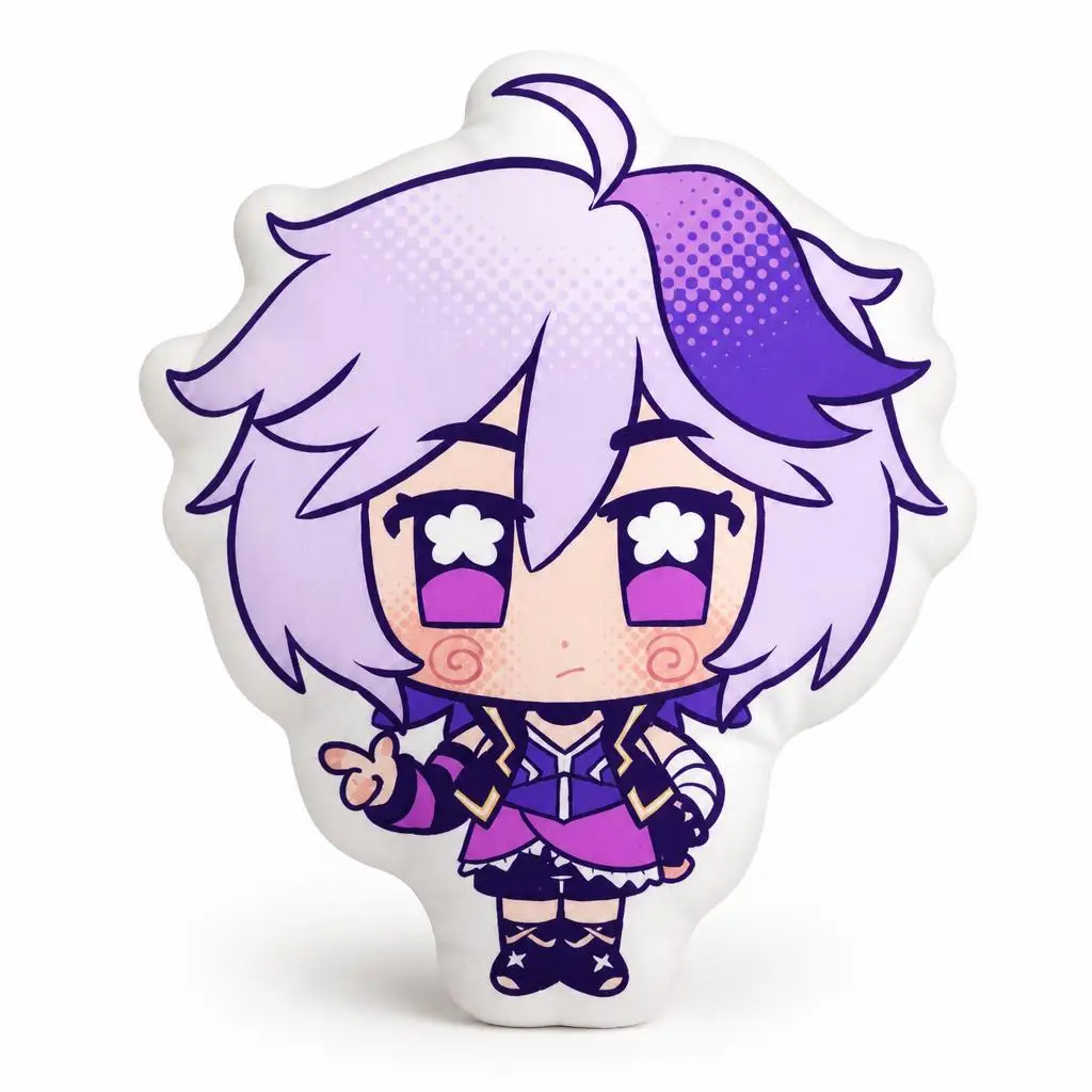Vocaloid Flower Anime Chibi Kawaii Gothic VFlower Synthesizer Plush Pillow Cushion Stuffed Throw Pillow Home Decor Gift Sofa Bed