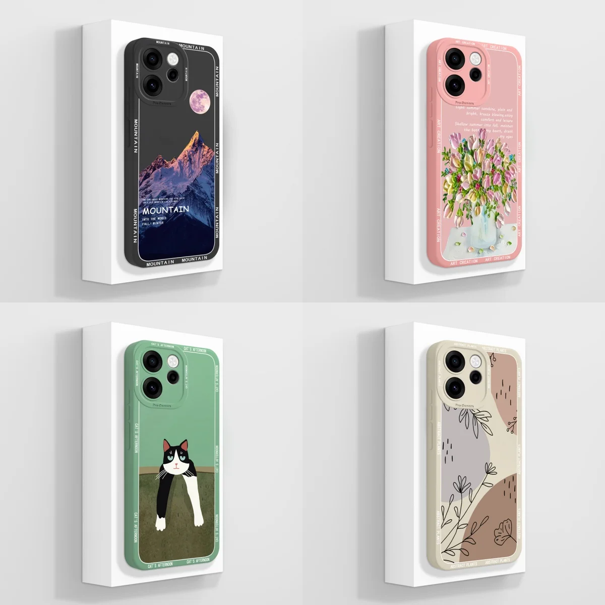 For OPPO Reno 15F 15 15 Pro Case Cute Kitten Moon Shockproof Camera Protection Housing For OPPO Reno15Pro reno15f Coque Funda