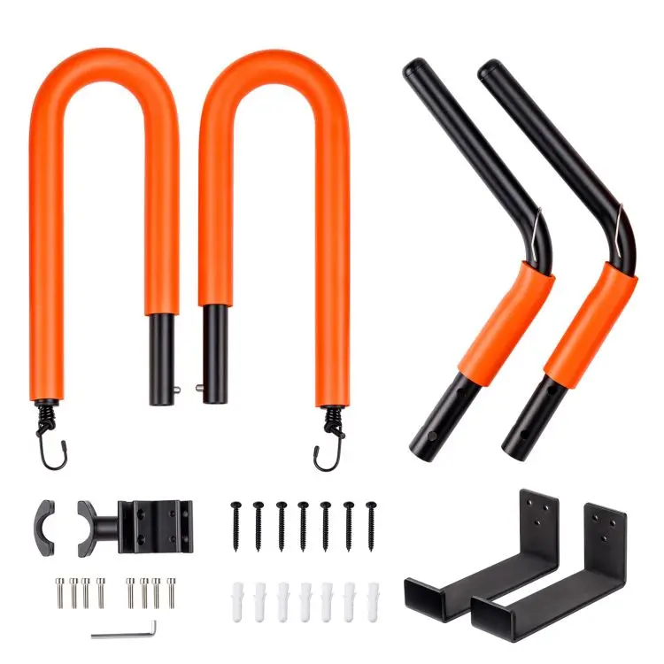 

Bicycle Surfboard Racks Bicycle Surfboard Hanger Wall Mount Surfboard Rack Set (Orange)