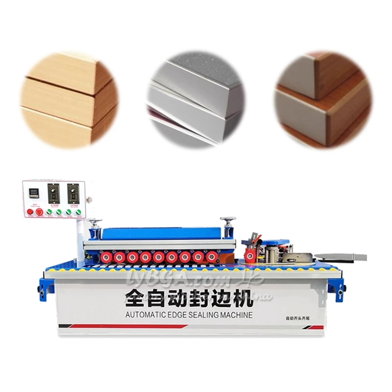 Wood Edge Banding Machine Automatic End-and-end Sealing Repairing Device Feeding Polishing Base Stand Dust Collection Optional