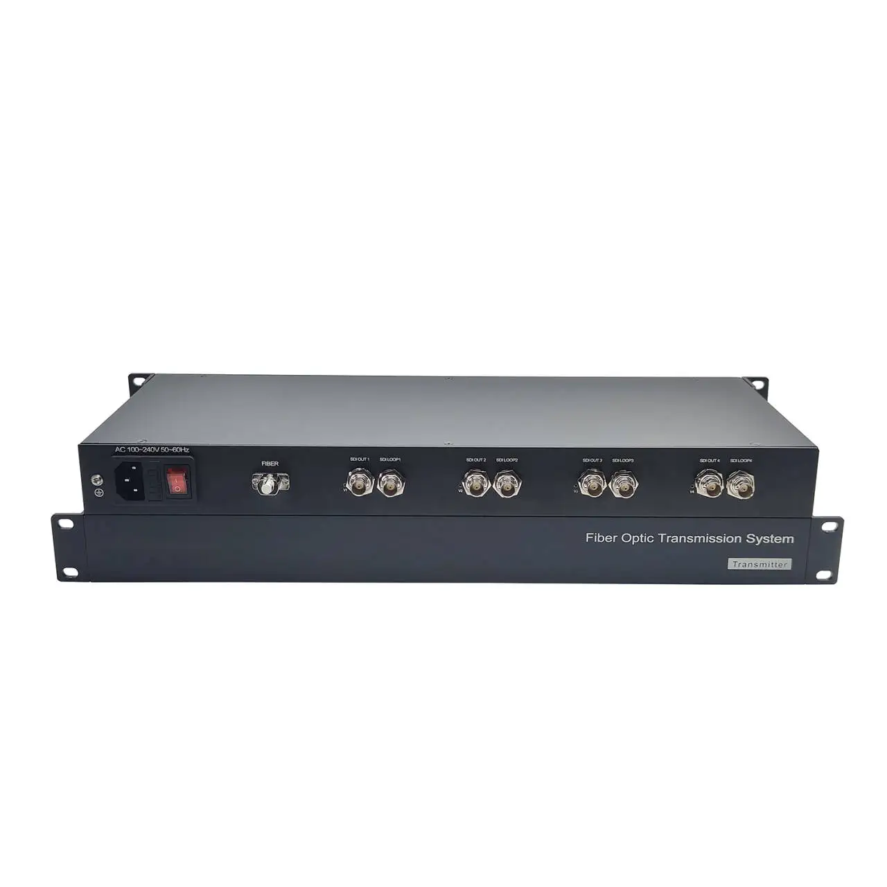 TV Station Studio 12G SDI over Fiber Extender 4channels 12G SDI Transceiver