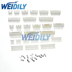 50PCS XH2.54 Connector 2.54mm Pitch Header Terminal Male Pin Straight/Right Angle Needle Female Housing XH-2P3P4P5P6P7P8P9P10P