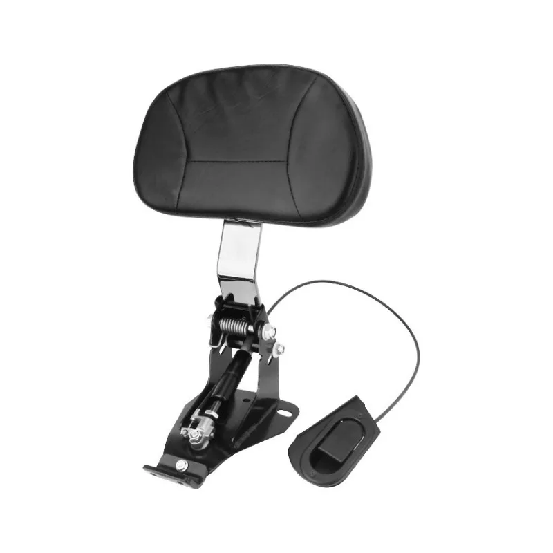

Parts for Harley Avenue Glide, Street Glide, Highway Glide, Road King, Hydraulically Adjustable Bazi Driver Backrest