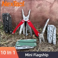 NexTool Mini Flagship 10 in 1 Multitool Portable Pocket Knife EDC Keychain Multi Tool Folding Pliers Scissors Bottle Opener