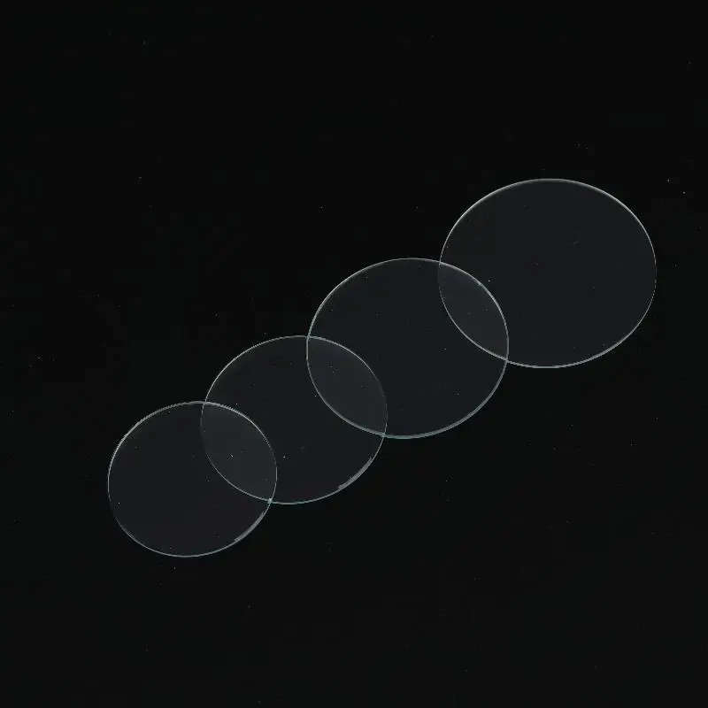 2 Stücke, Dicke 1mm, Rundes Uhrenglas 27mm bis 38,5mm, Ersatzglas für Uhren, Flachspiegel, Uhrenreparaturwerkzeugteil – Detail 6