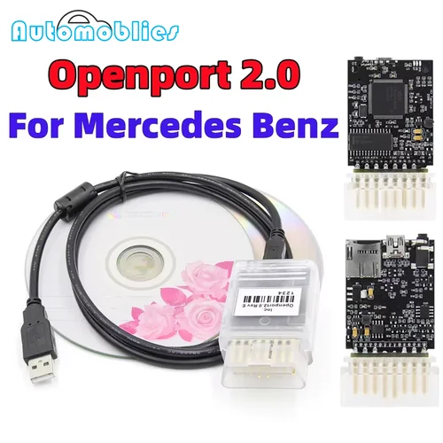 Imagen 1 del producto Chip completo Openport 2,0 ECU FLASH puerto abierto 2 0 Chip Tuning OBD2 herramienta de diagnóstico de coche para Mercedes Benz J2534 escáner de código ECU