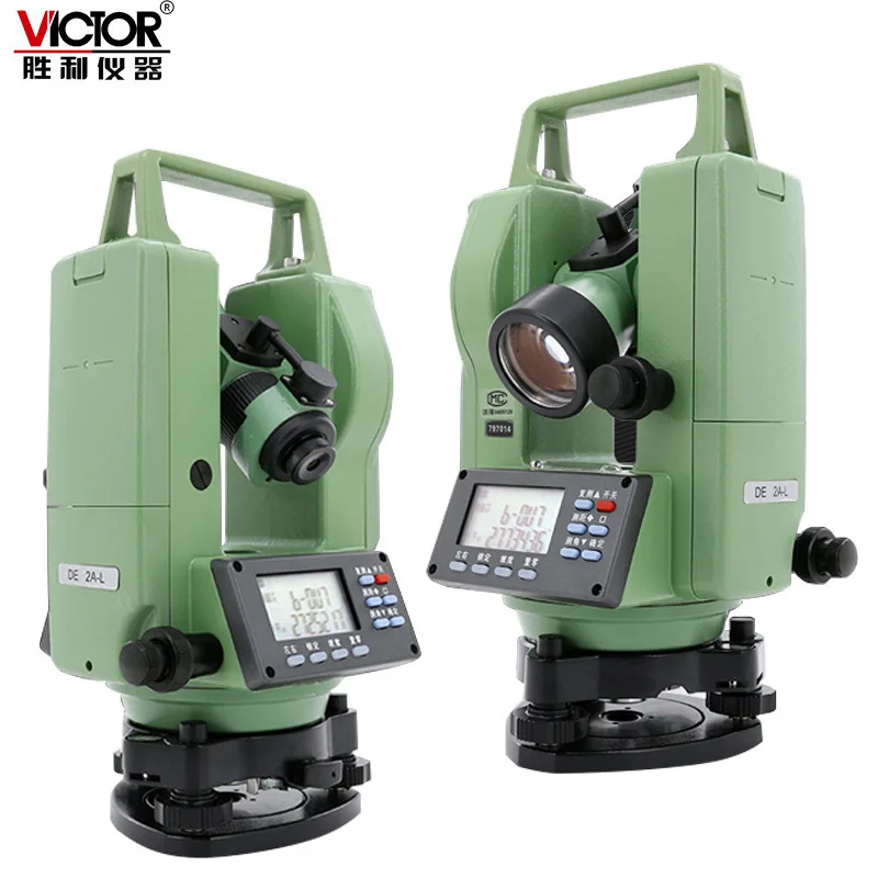 Vicotr Laser Theodolite VC871/871L ليزر إلى نقطة النطاق المزدوج ليزر هندسة الطريق Lofting