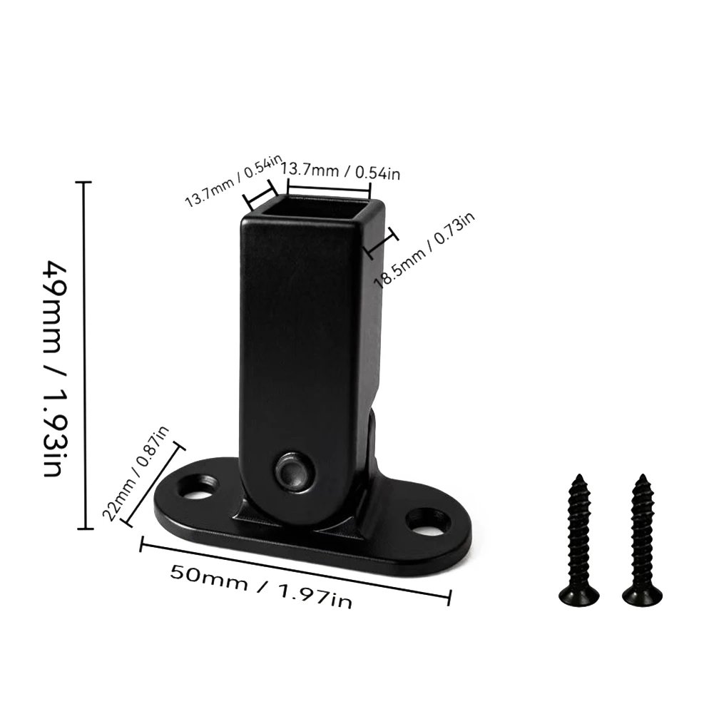 Aluminum Alloy Adjustable Base Railing Post- Set 6pcs Spiral Stair Column Replacement Parts Indoor Building Hardware Tools