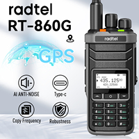 Radtel RT-860G Multi Band Ham Radio GPS 1024 Channels, Dual Band with AM USB LSB HF UHF VHF CW CB LW MW SW SSB Reception