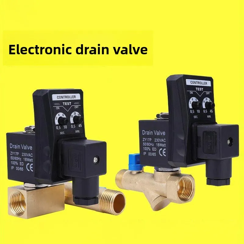 

PNEUMATIC Electronic drain valve,gas storage tank automatic drain valve,electromagnetic air compressor timer drain valve