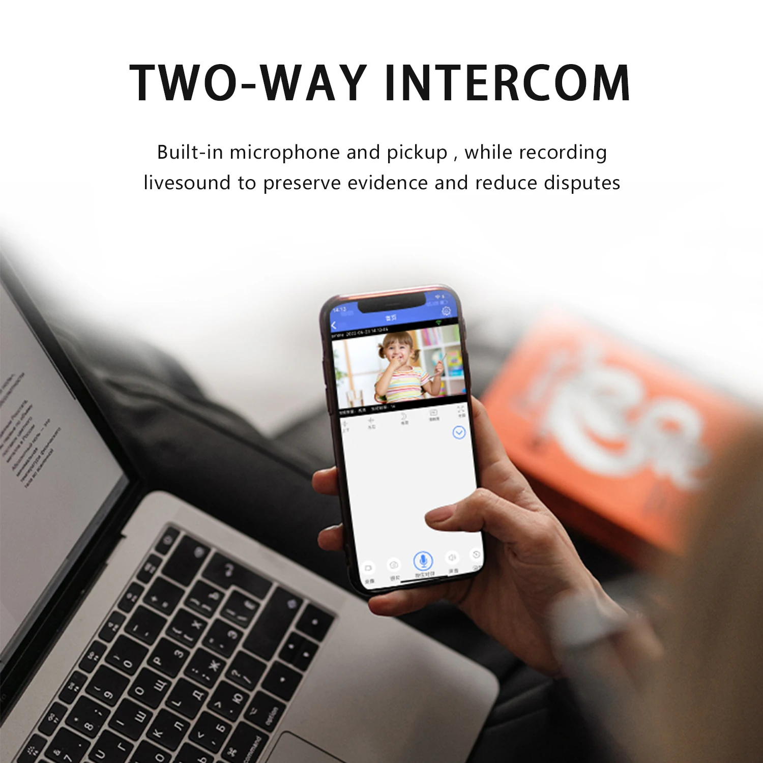 Dome Camera WiFi Camera 2 Mega Pixels Suitable for Shops, Homes, Factories, Schools, Easy to Install Security home Camera