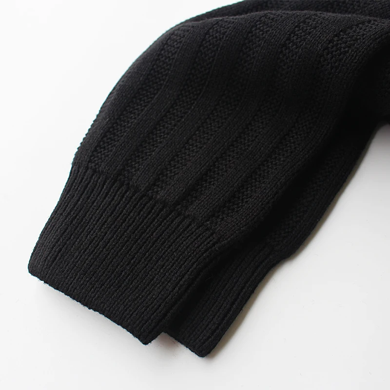 Maglione da uomo in maglia pesante autunno inverno vestibilità ampia pullover con cavo retrò americano morbido caldo girocollo vintage taglie forti 4XL