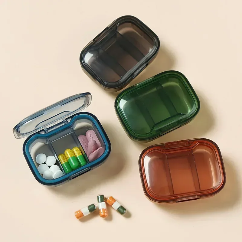 

Mini Medicine Pill Box Drug Storage Box Pills Dispenser Pill Organizer Vitamin Tablet Pillbox Case Container Pastillero Portable