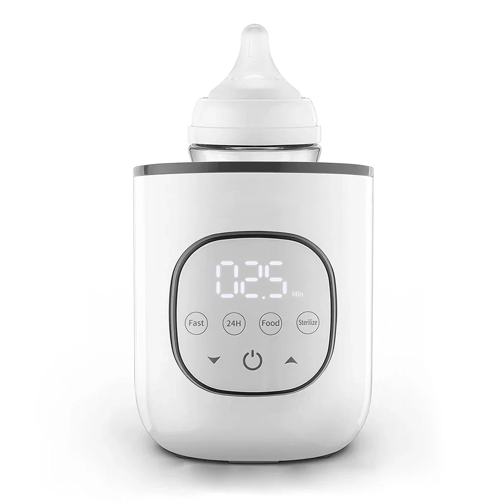 Electric portable milk warmer sterilizer LCD display digital baby food bottle heater quick baby bottle warmer