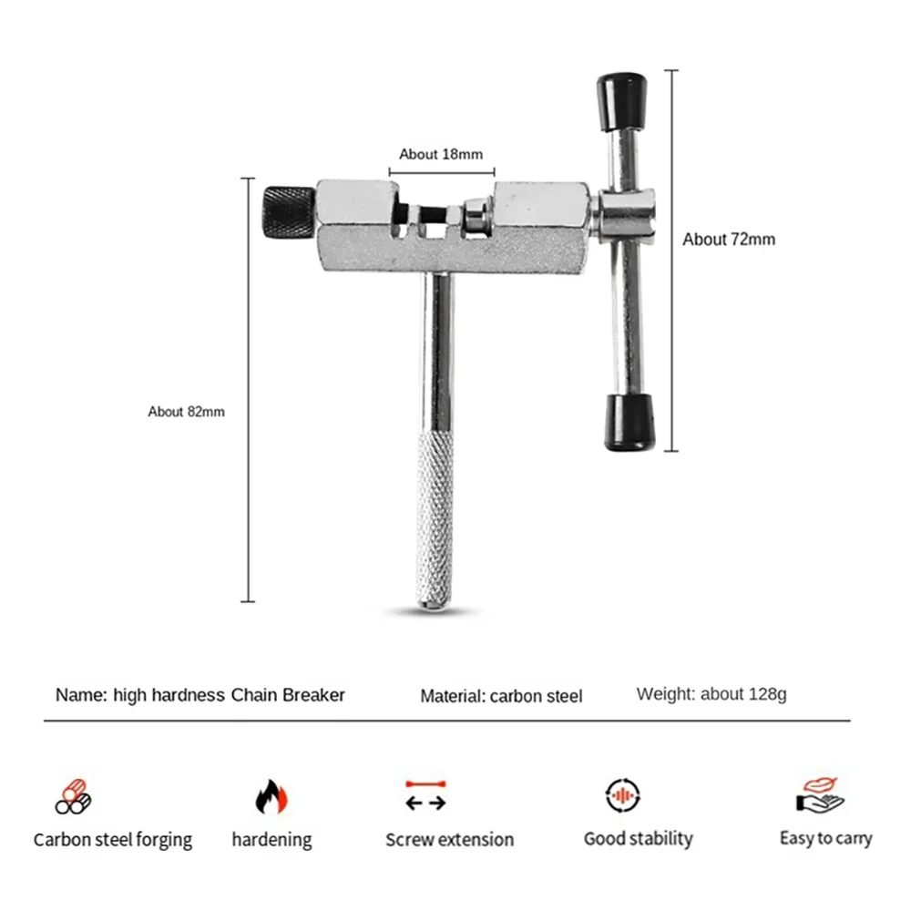 Bike Chain Breaker Bicycle Chains Remover Chain Saw Splitter Cutter Tools Chain Pin Splitter Remove Mountain Bike Repair Tools
