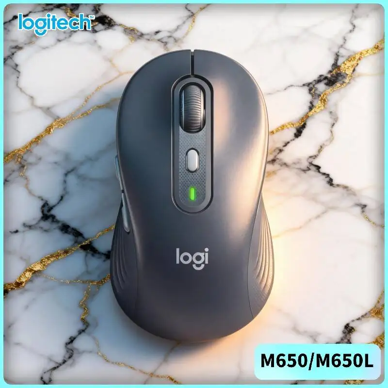 

Эргономичная мышь Logitech M650/M650L — резиновые боковые накладки, технология SilentTouch, срок службы батареи 24 месяца, режим ожидания Bluetooth на 20 месяцев