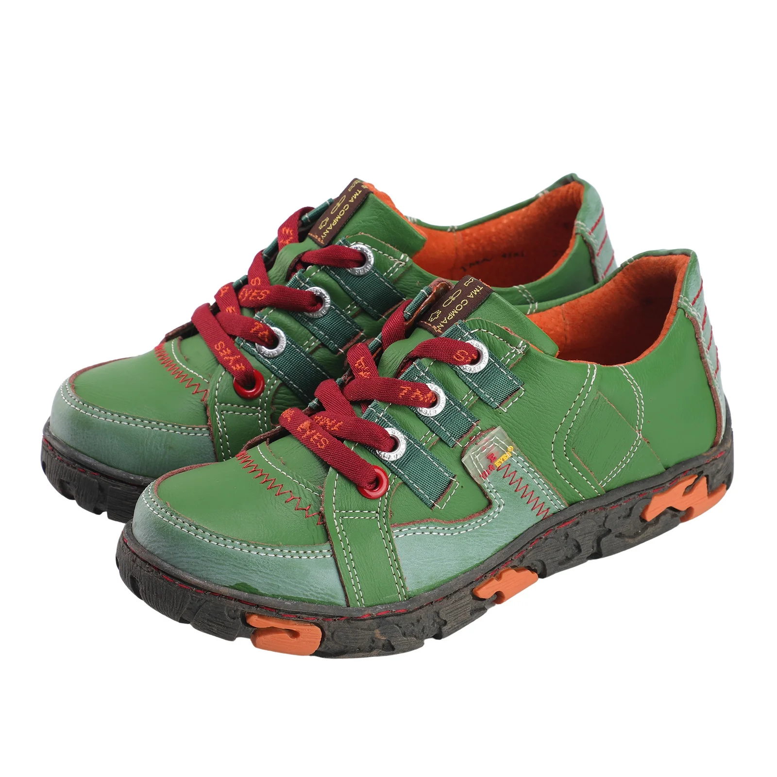 

Genuine Leather Women's Flat Sneaker Shoes for Outdoor