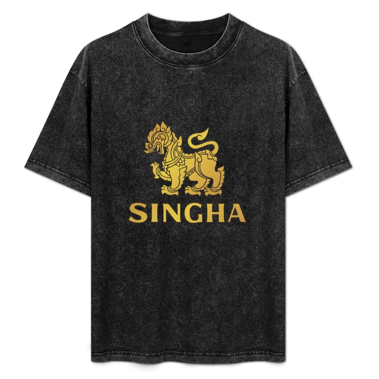

singha beer T-Shirt Comfortable Work Wear Tee